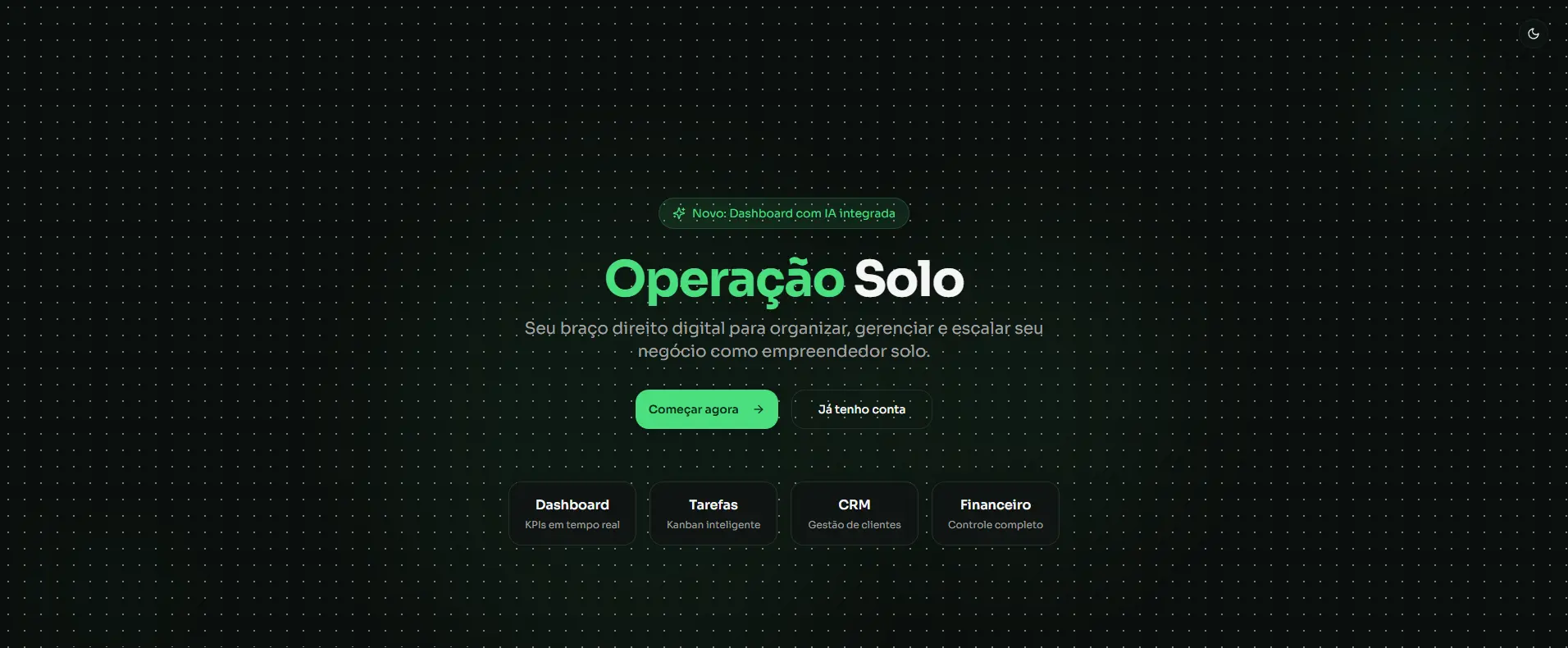 Operação Solo - Plataforma completa para freelancers